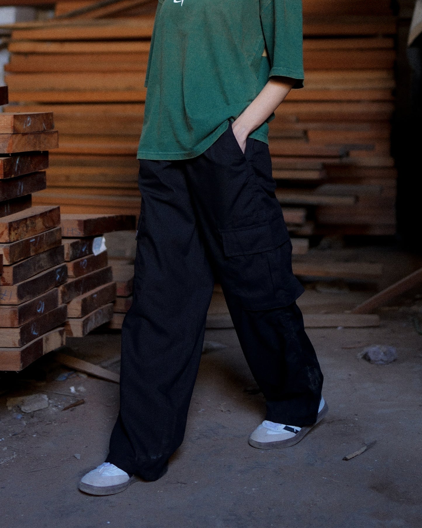 Black Cargo Pants
