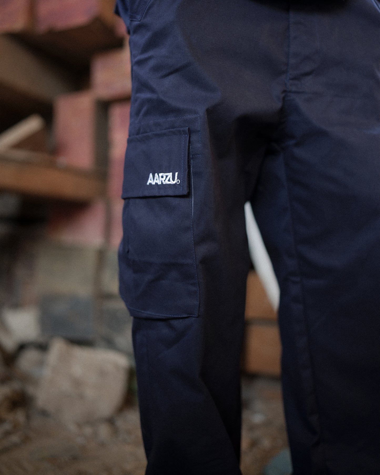 Navy Blue Cargo Pant